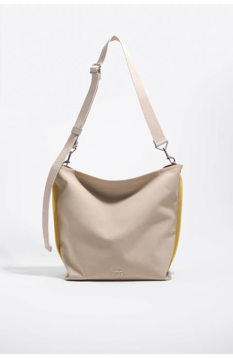 Medium Gabardine Carlino bag