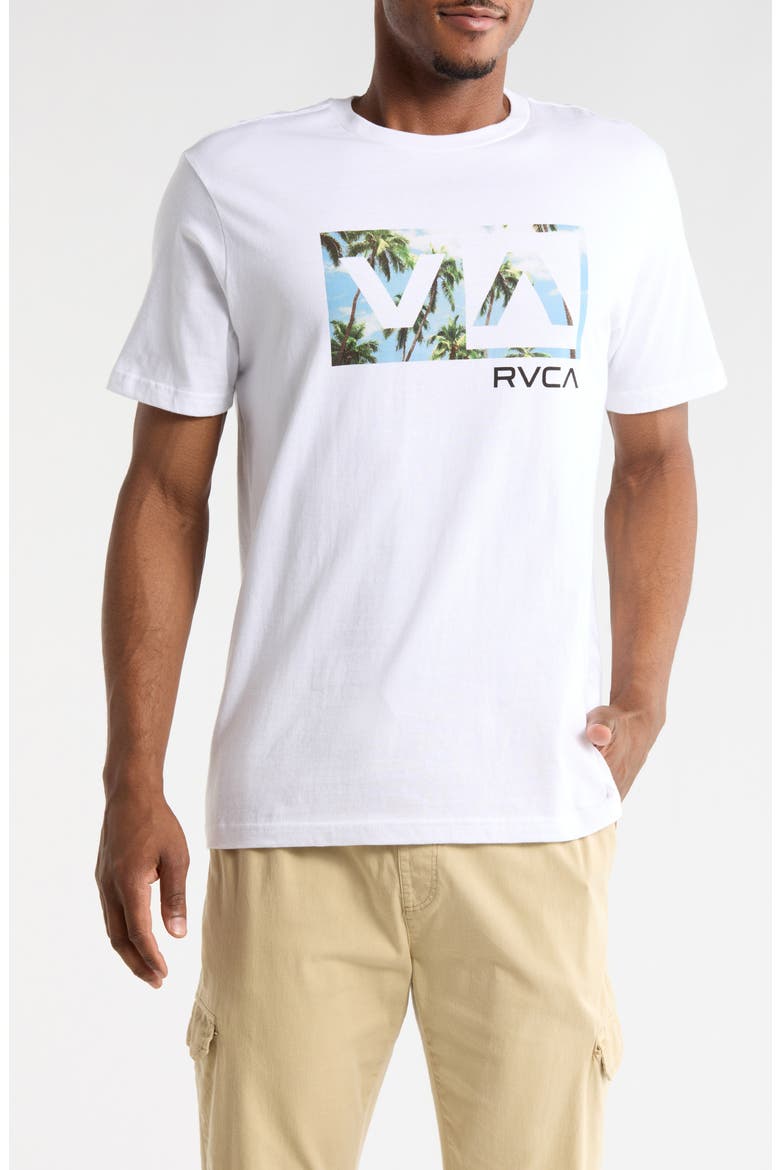 Balance Box Graphic T-Shirt, Main, color, WHITE