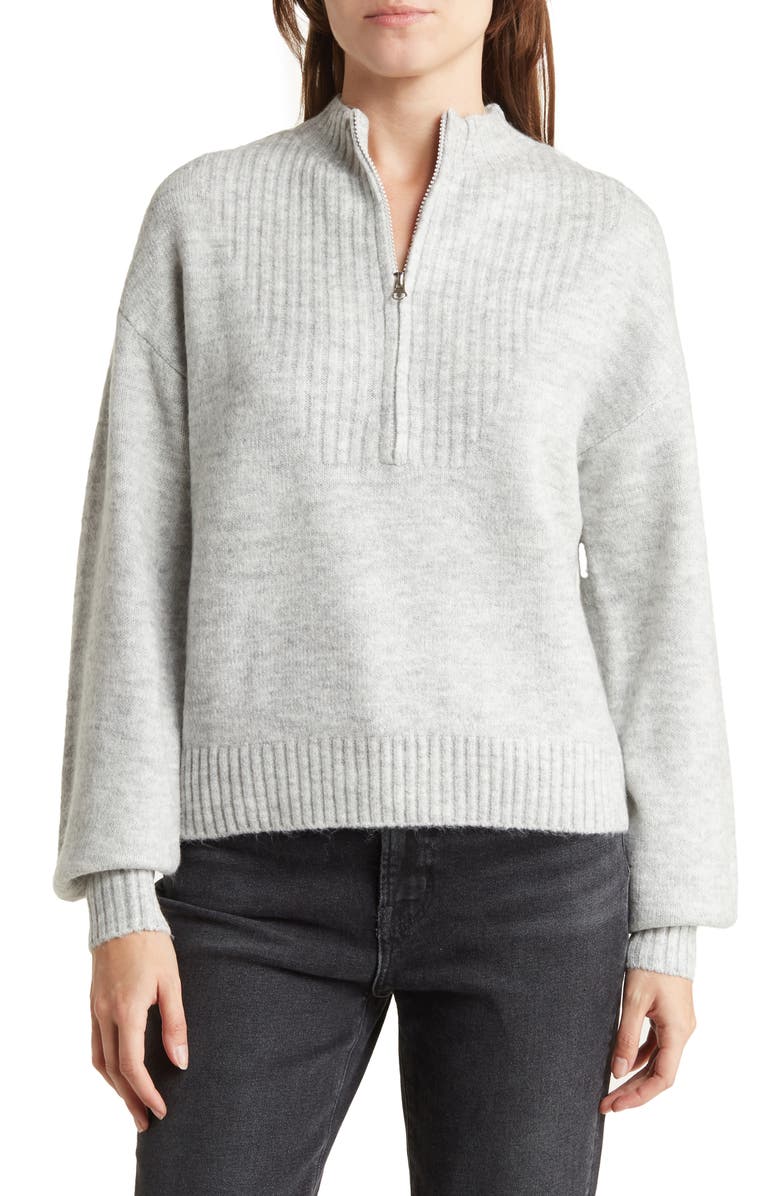 Sophie Rue Half Zip Sweater, Main, color, 