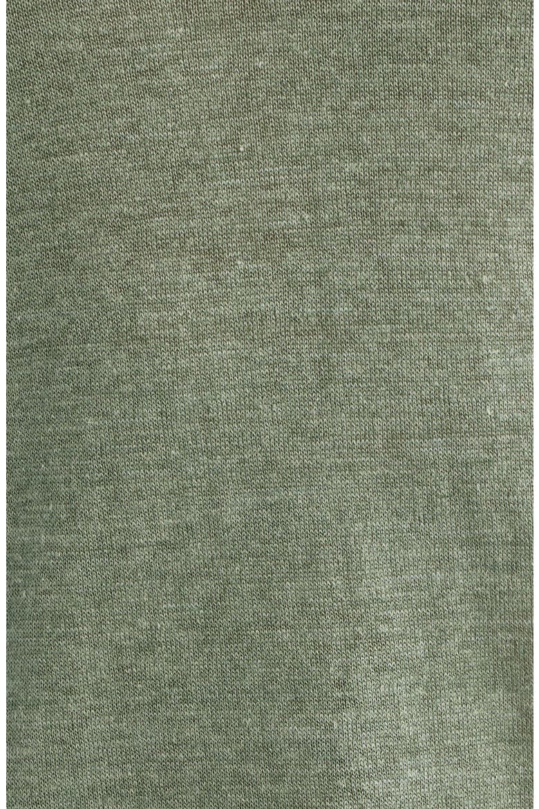 Cormack Long Sleeve Crewneck Linen & Silk Pullover, Alternate, color, SAGE