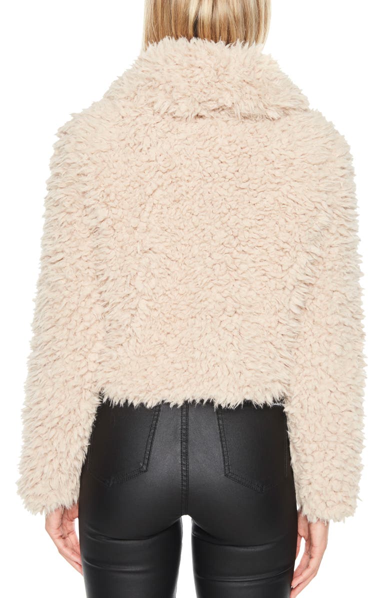 Bardot Faux Fur Jacket, Alternate, color, 