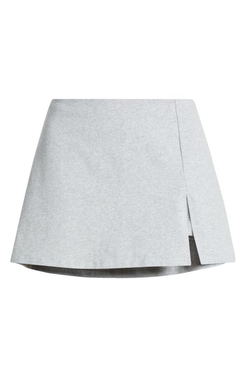 Bp. Knit Miniskort In Grey Soft Heather