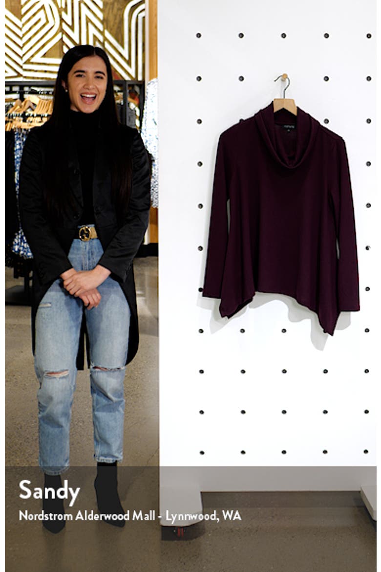 Brushed Cowl Neck Sweater video