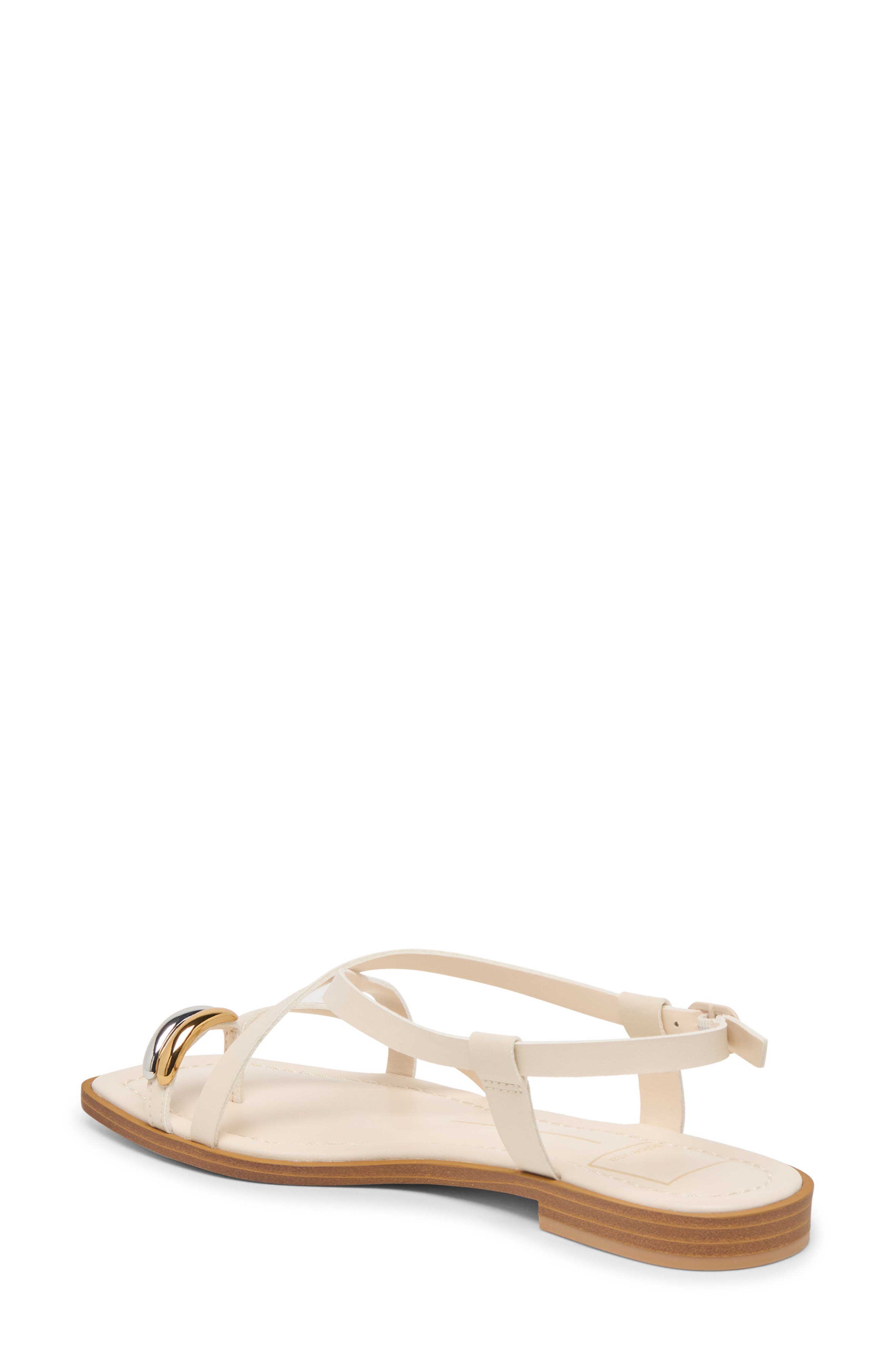 Dolce Vita Idalis Toe Loop Sandal, Alternate, color, Ivory Stella