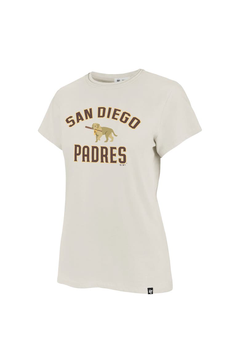 Women's '47 Sand San Diego Padres Regional Frankie T-Shirt, Alternate, color, Sand