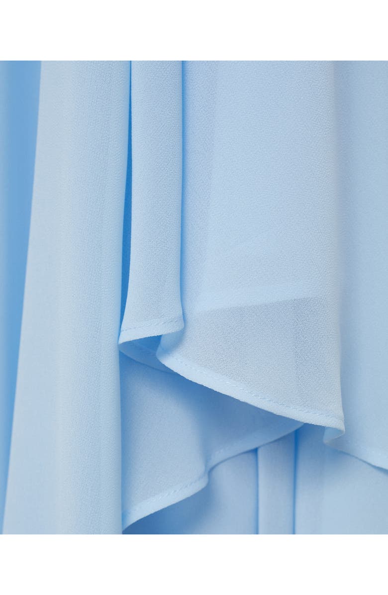 MANGO Asymmetric One-Shoulder Maxi Dress, Alternate, color, 