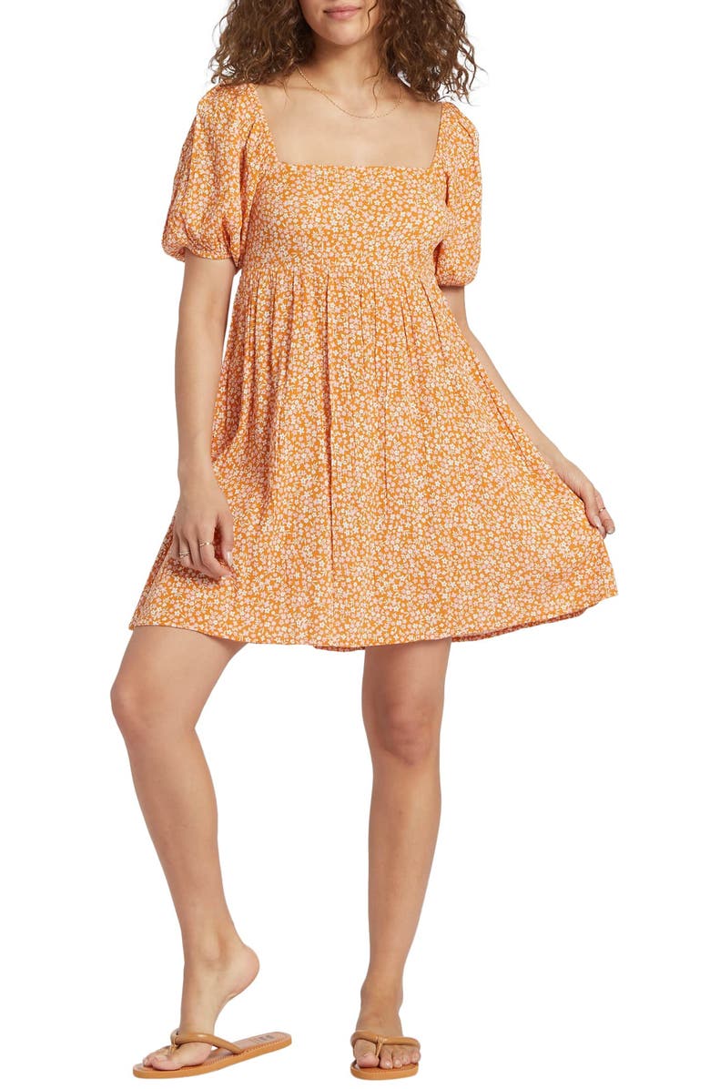 Billabong Lil Dreamer Floral Minidress, Main, color, 