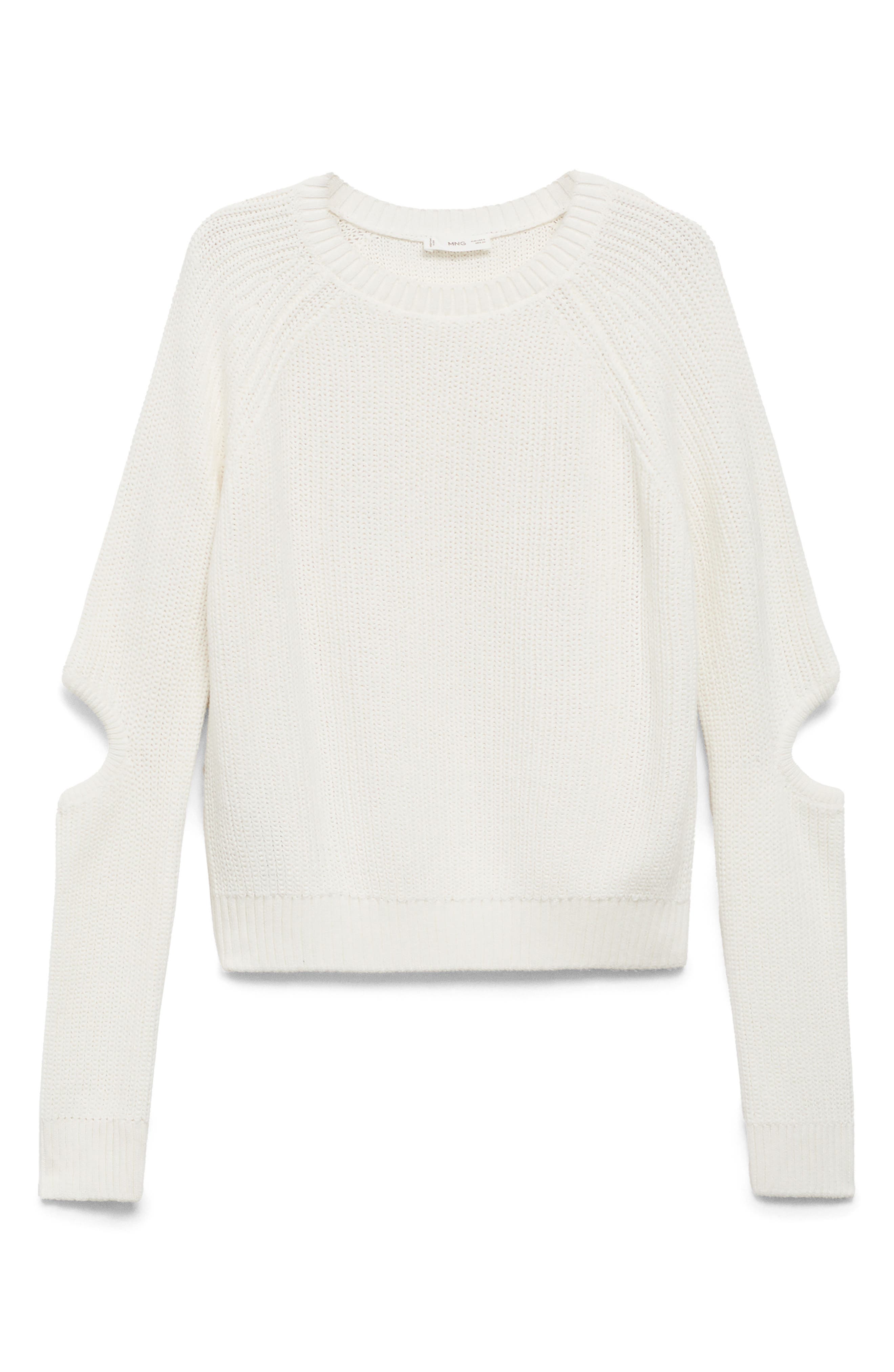 Cutout Cotton Sweater - image 4