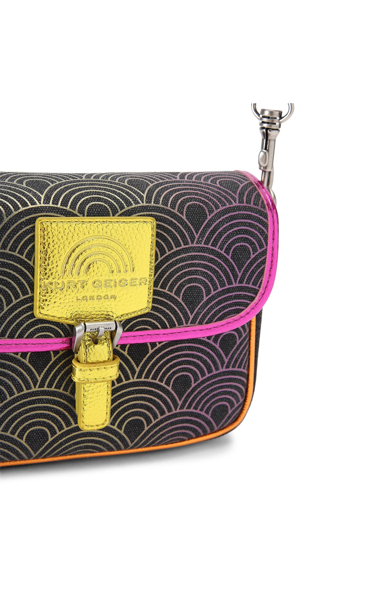 Kurt Geiger London Small Southbank Satchel, Alternate, color, Charcoal