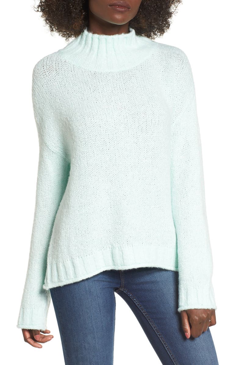 BP. Cozy Mock Neck Sweater, Main, color,
