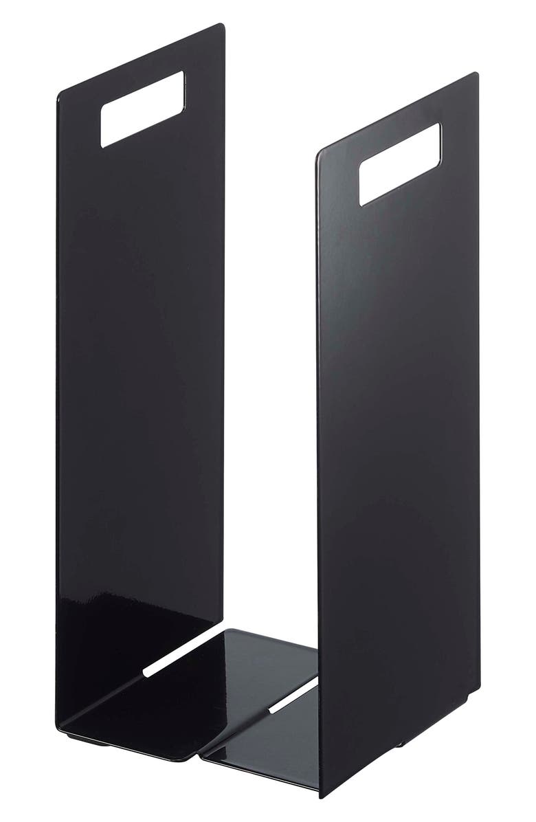 Yamazaki Towel Storage Organizer, Alternate, color, Black