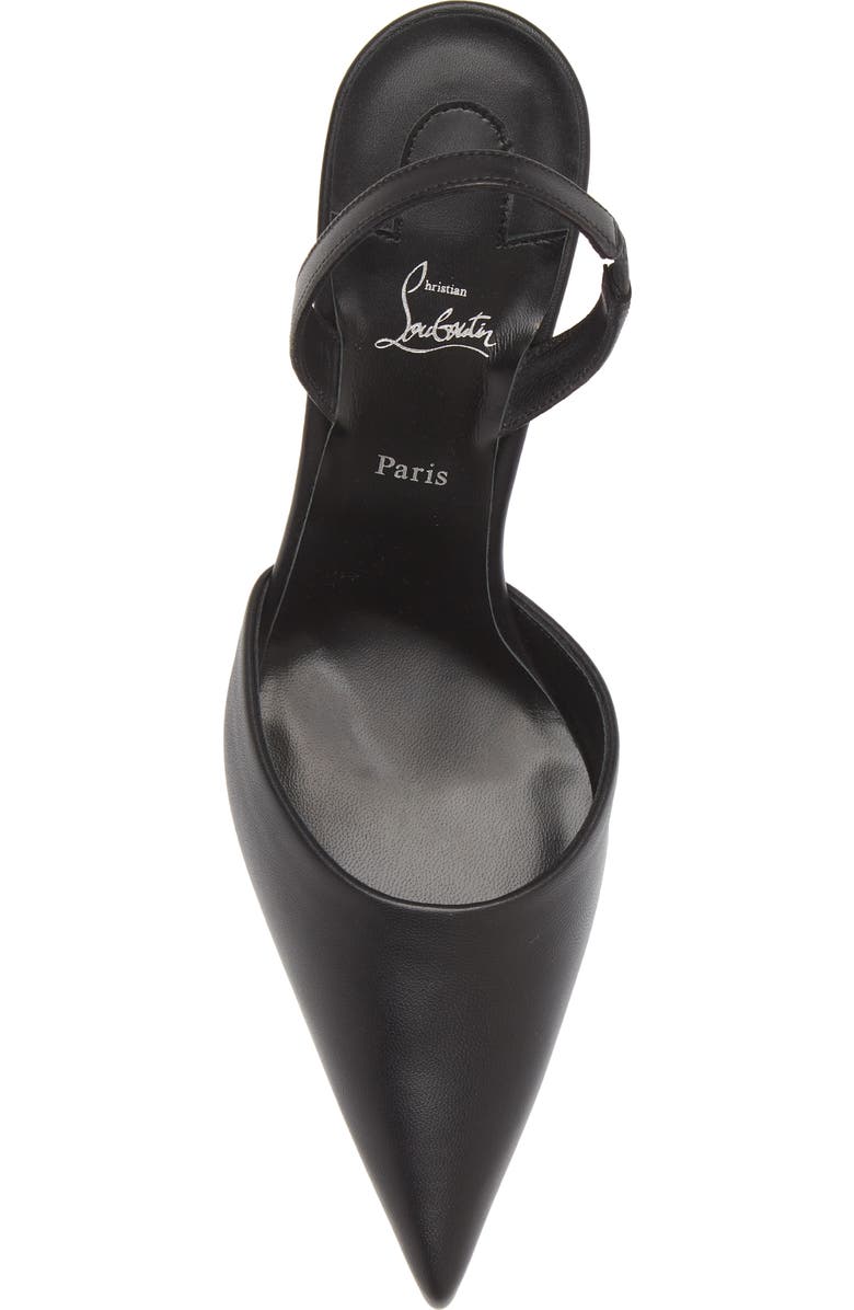 Christian Louboutin Apostropha Pointed Toe Slingback Pump, Alternate, color,