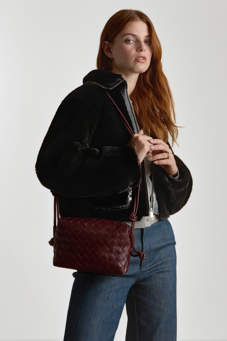 Lila Shearling Jacket, Alternate, color, Black