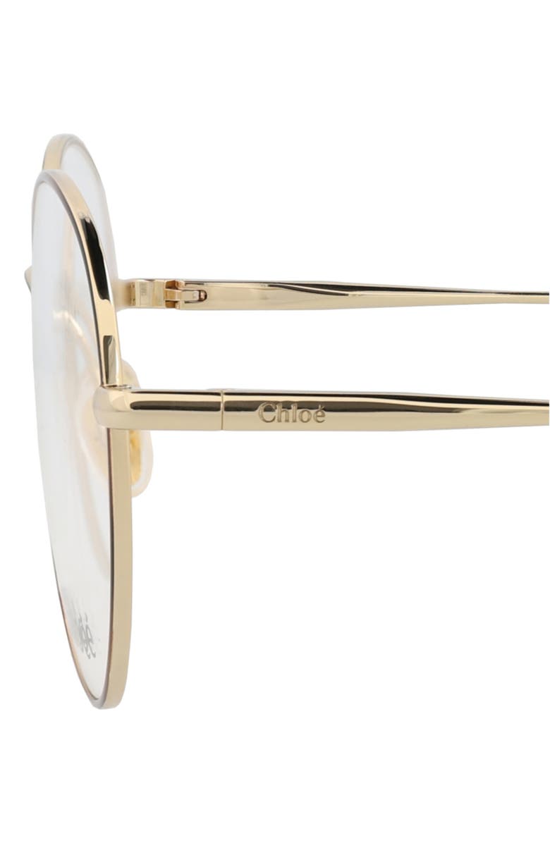 Chloé 52mm Round Optical Glasses, Alternate, color,