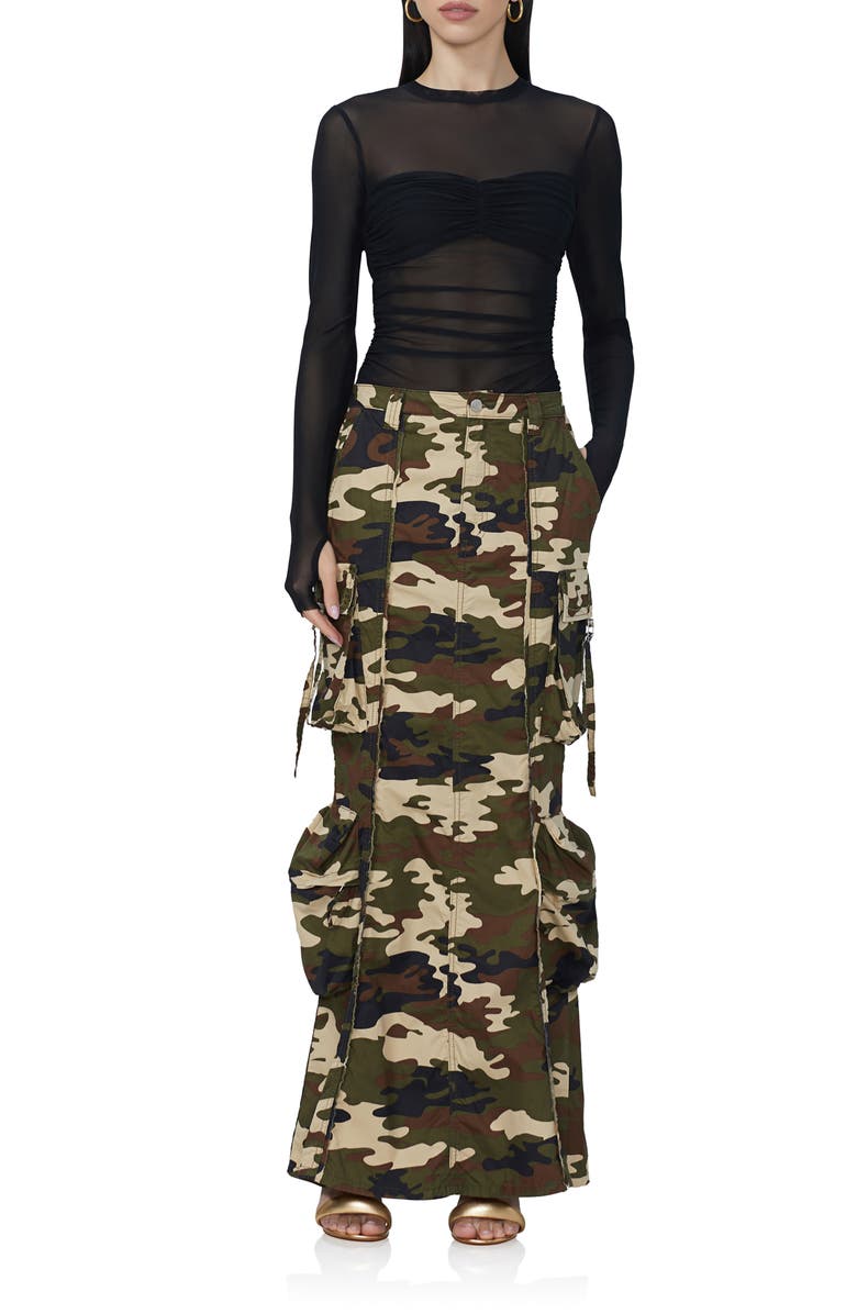 AFRM Sandrine Long Sleeve Mesh Top, Alternate, color,