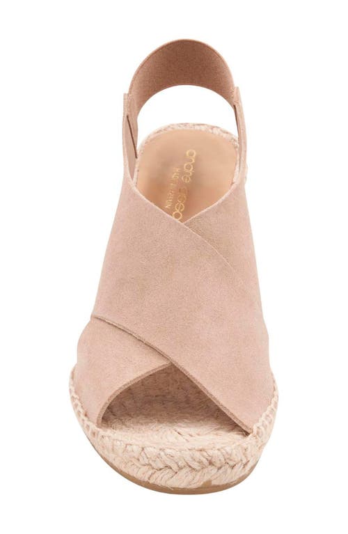 Andre Assous André Assous Figaro Slingback Wedge Sandal In Taupe