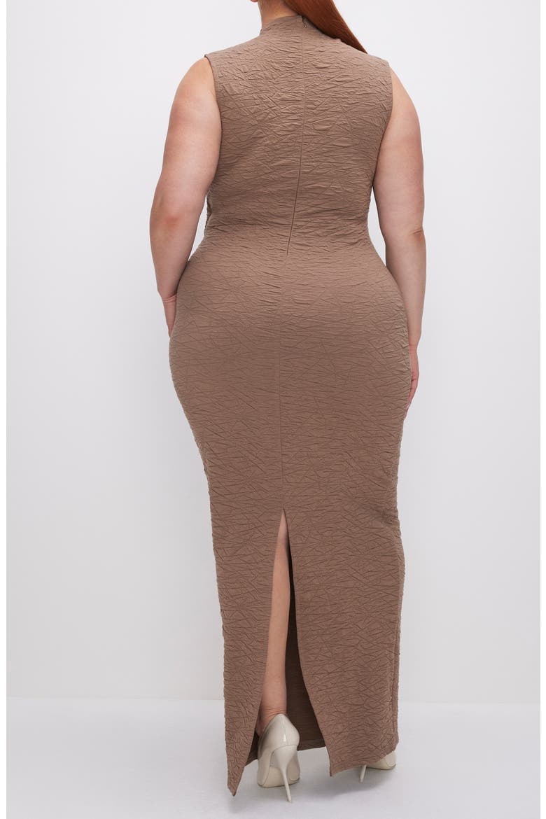 Double Cutout Knit Maxi Dress, Alternate, color, PUTTY001
