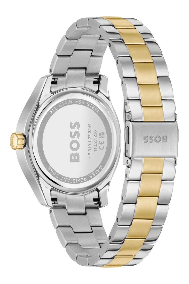 Lida Chronograph Bracelet Watch, 38mm, Alternate, color, SILVER DIAL