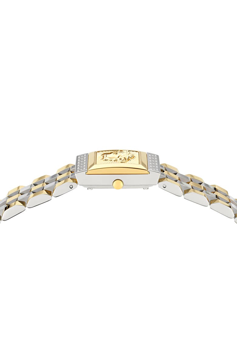 Versace Reveal Two-Tone Bracelet Watch, 18mm x 25mm, Alternate, color, Two Tone