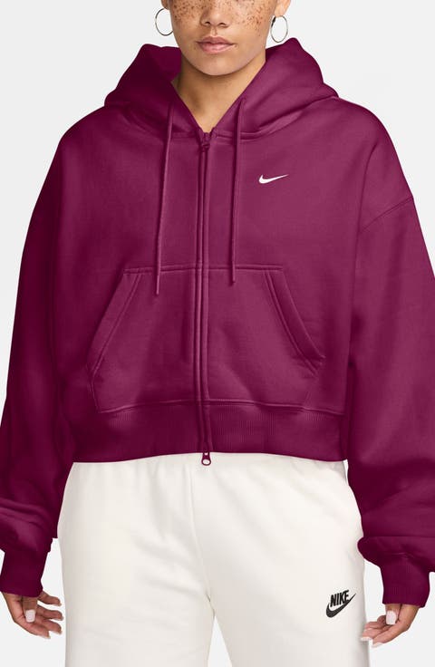 Studio Fleece Oversize Cropped Hoodie