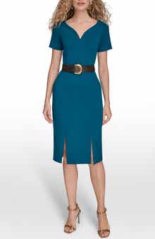 Belted Sheath Dress