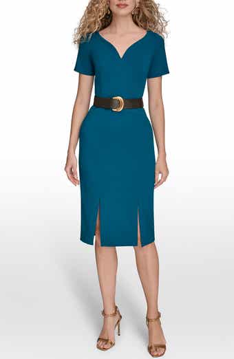 Belted Sheath Dress