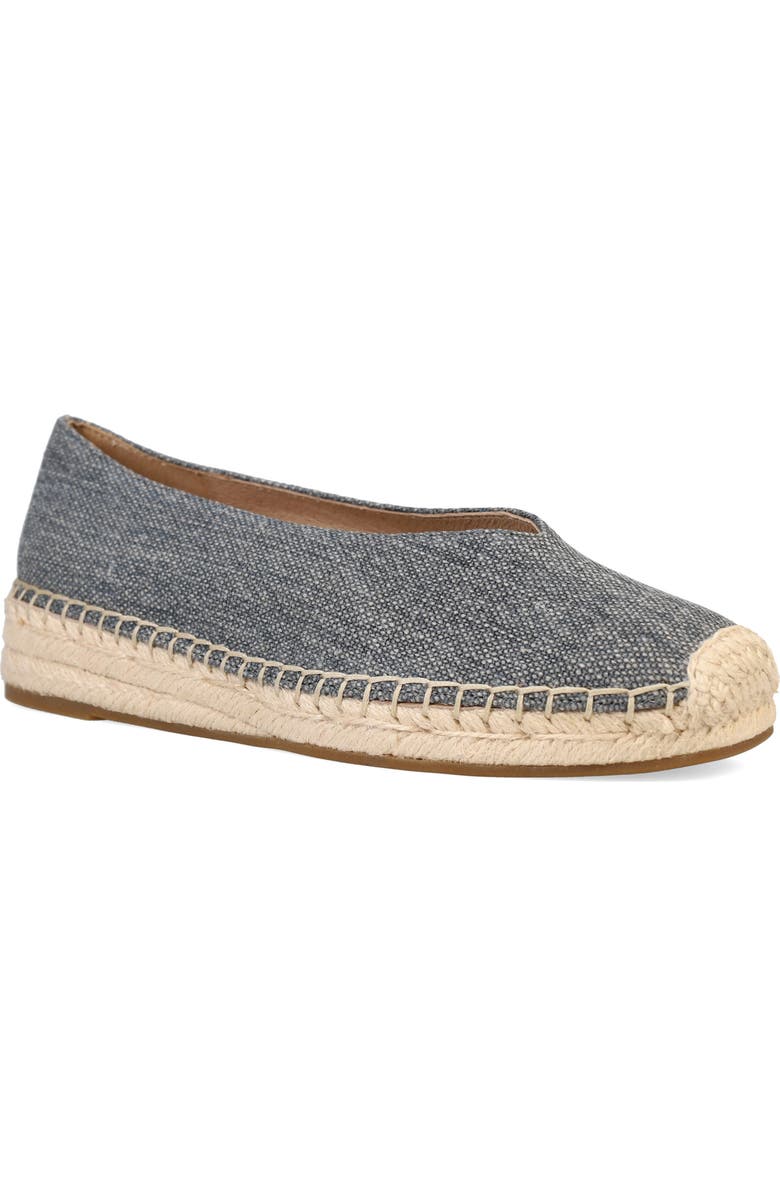 Eileen Fisher Petals 2 Espadrille Flat, Main, color, Denim