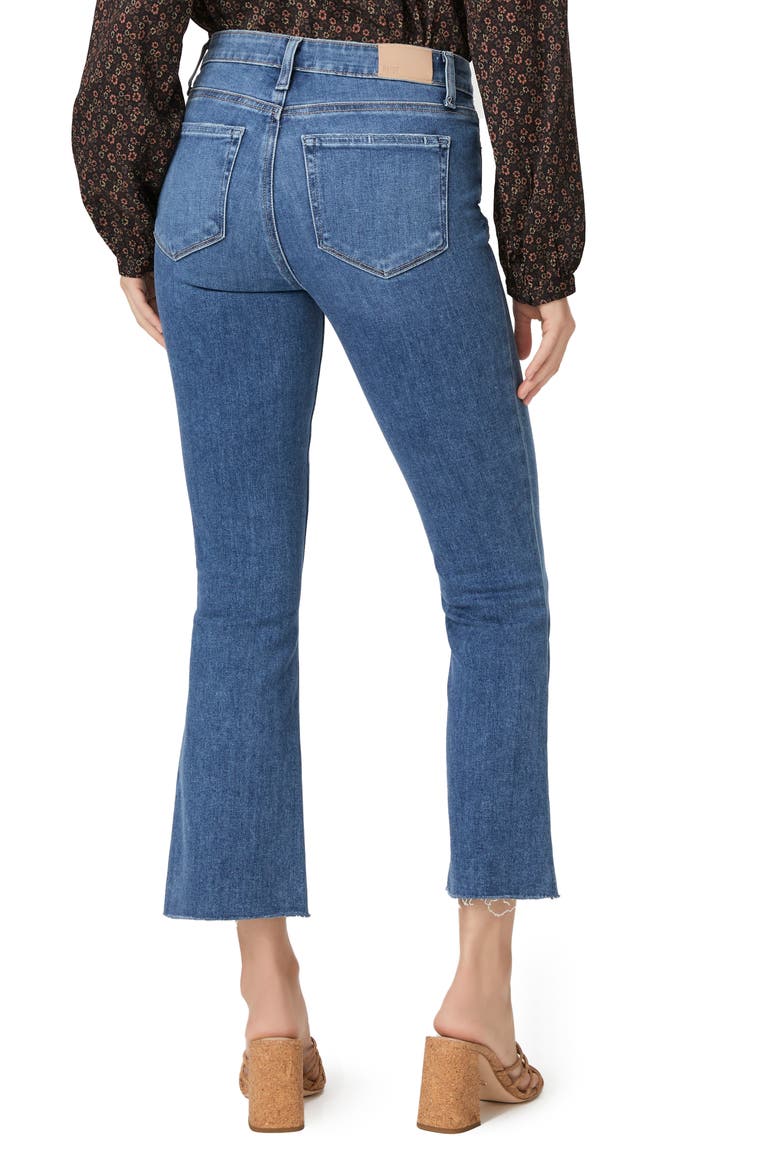 Colette Raw Hem Crop Flare Jeans, Alternate, color, STARLET