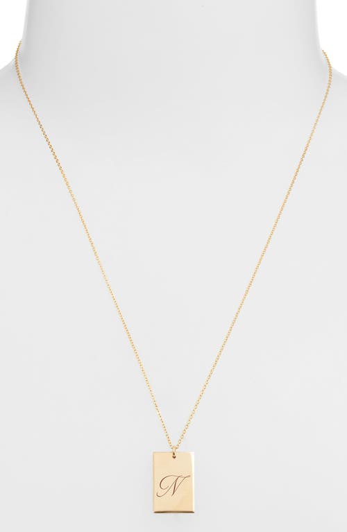Set & Stones Stella Initial Pendant Necklace