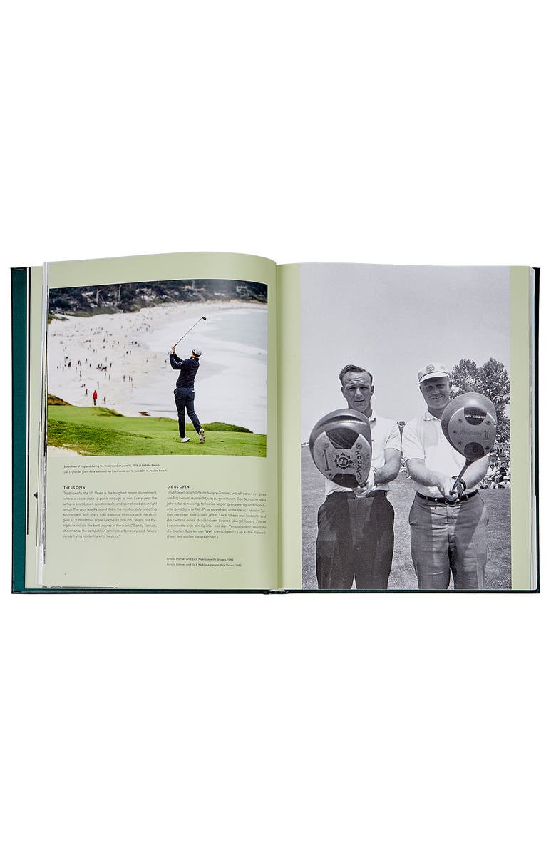 Graphic Image Golf The Ultimate Book Leather Coffee Table Book, Alternate, color, Green