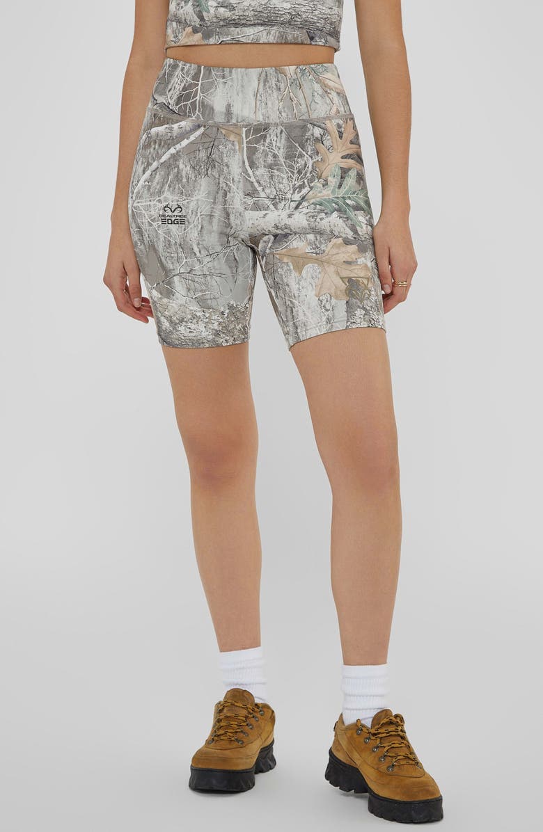 GUESS x RealTree Camo Bike Shorts, Main, color,