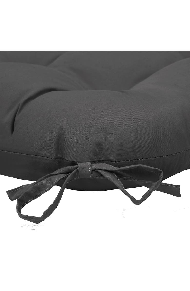 Outdoor Decor by Commonwealth 2-Pack Chair Pads, Alternate, color, Black