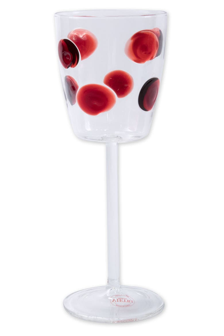 Drop Wine Glass, Main, color, RED