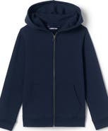 Lands' End School Uniform Kids Zip Front Sweatshirt