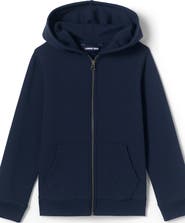 Lands' End School Uniform Kids Zip Front Sweatshirt