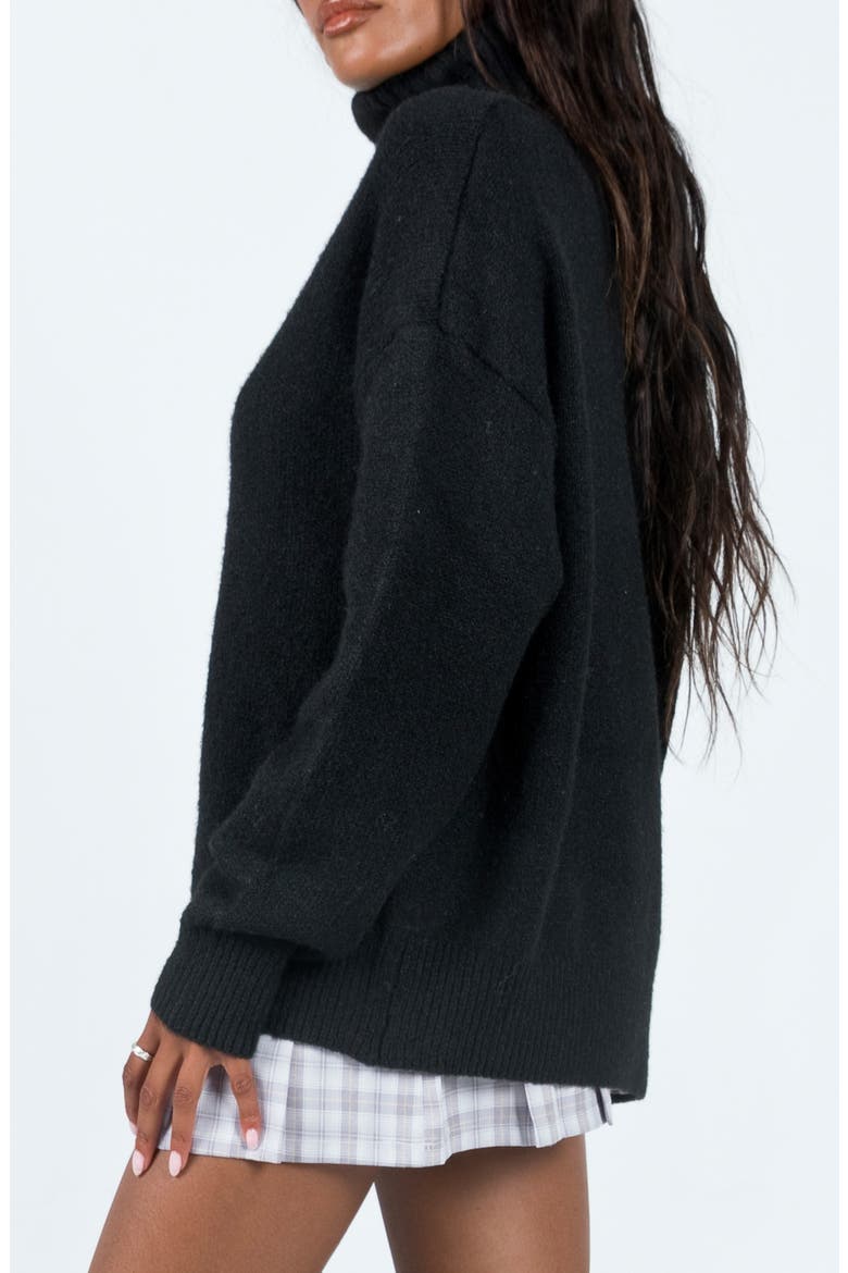 Oswin Turtleneck Sweater, Alternate, color, BLACK