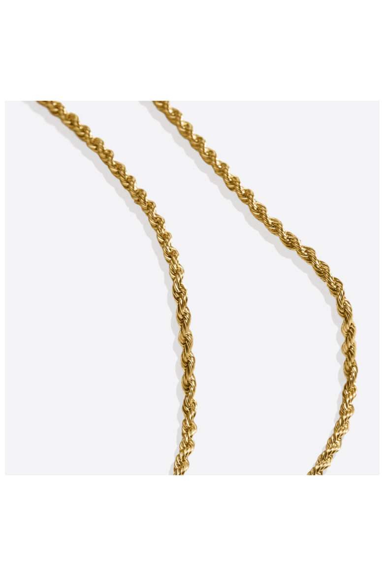 Timeless Gold Rope Necklace, Alternate, color, Gold