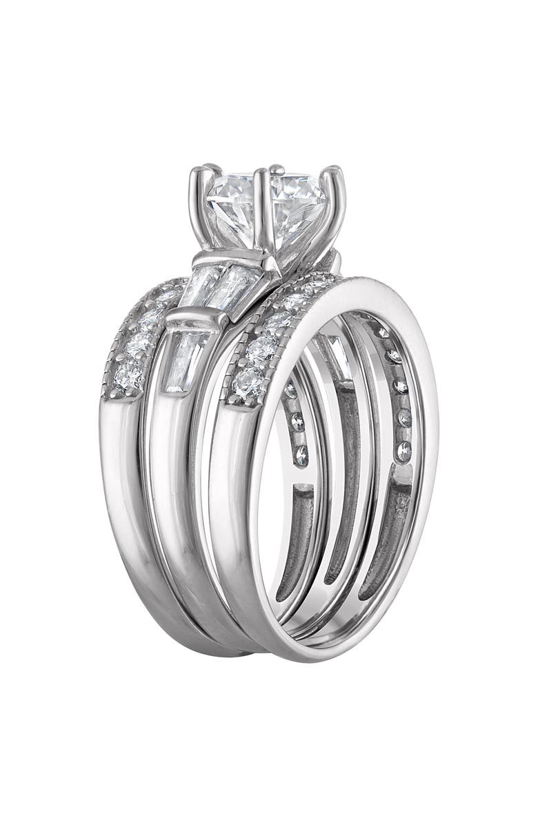 FZN Moissanite Ring, Alternate, color, Silver