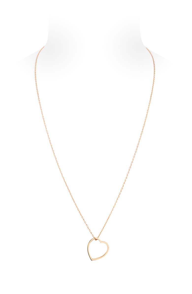 REPOSSI Antifer Heart Pendant Necklace, Alternate, color, Rose Gold