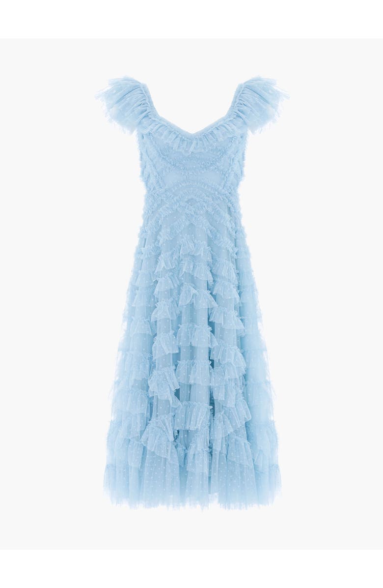 Needle & Thread Lola Backless Ballerina Dress, Alternate, color, Aqua
