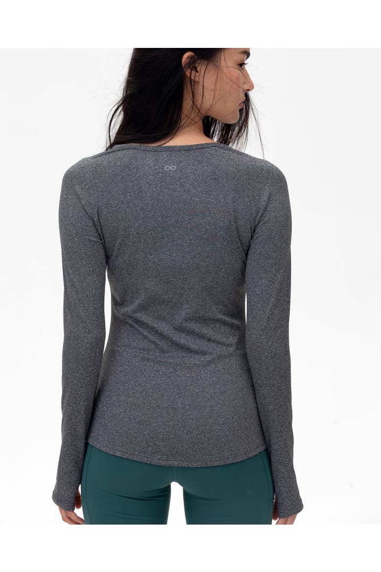 Citizen Compression Long Sleeve Top, Alternate, color, Heather Grey