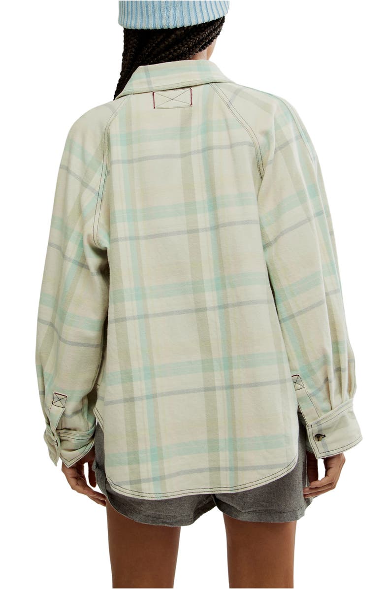 Free People Girl Meets Boy Plaid Shirt, Alternate, color, 