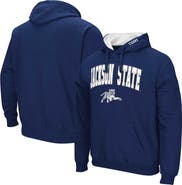 COLOSSEUM Men's Colosseum Navy Jackson State Tigers Arch & Logo 3.0 Pullover Hoodie