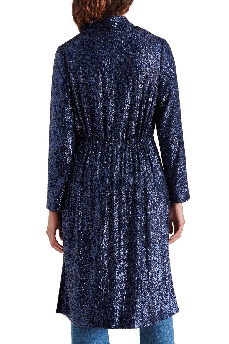 Show Stopper Sequin Duster Jacket, Alternate, color, MIDNIGHT BLUE