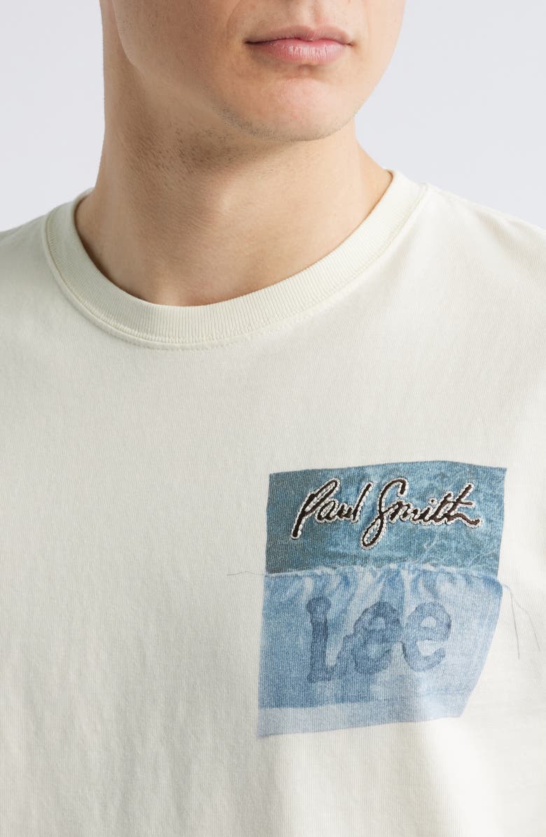 Paul Smith + Lee Logo Graphic Cotton T-Shirt, Alternate, color,