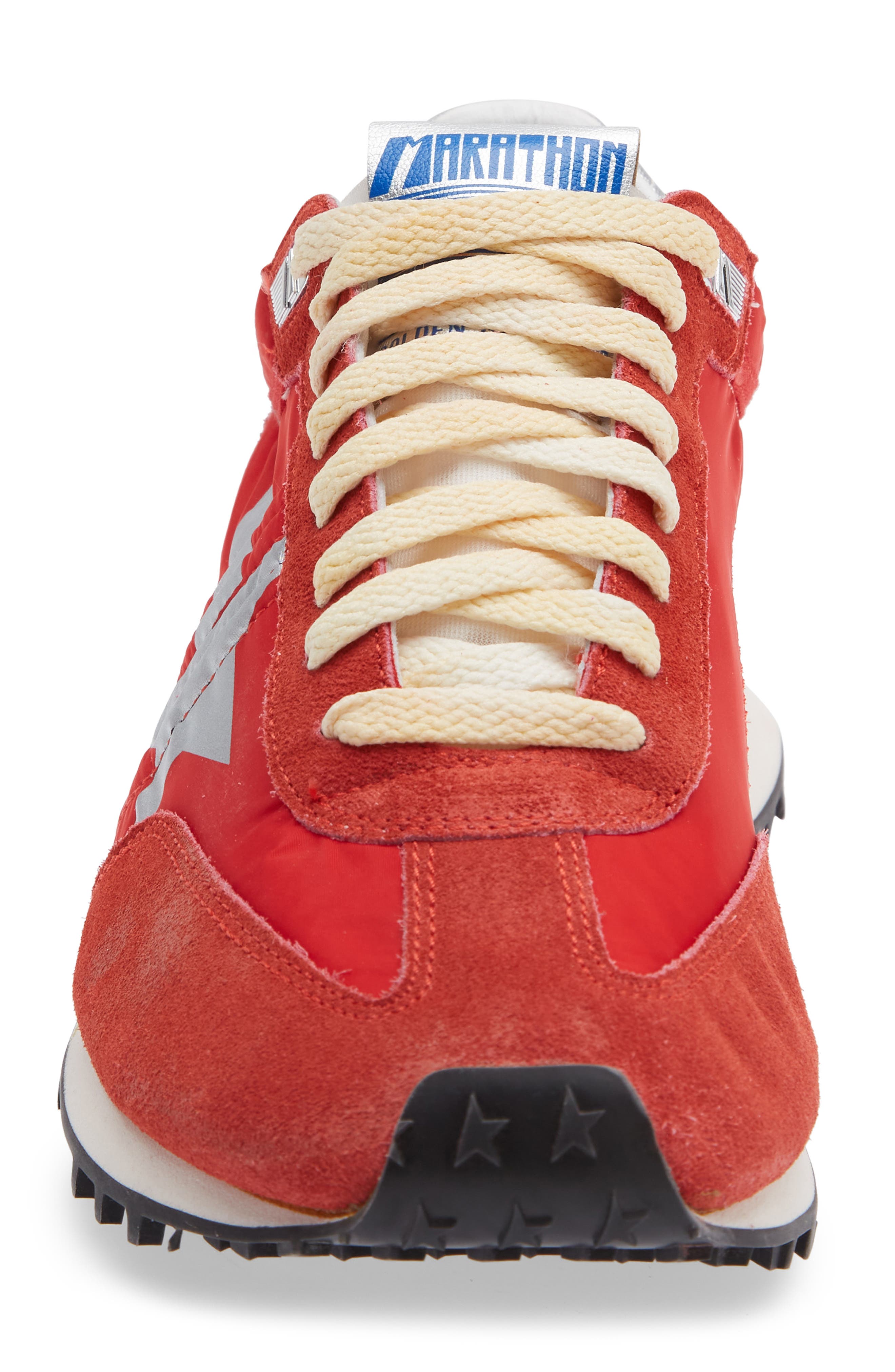 Golden Goose Running Marathon Sneaker, Alternate, color, Red/ Silver