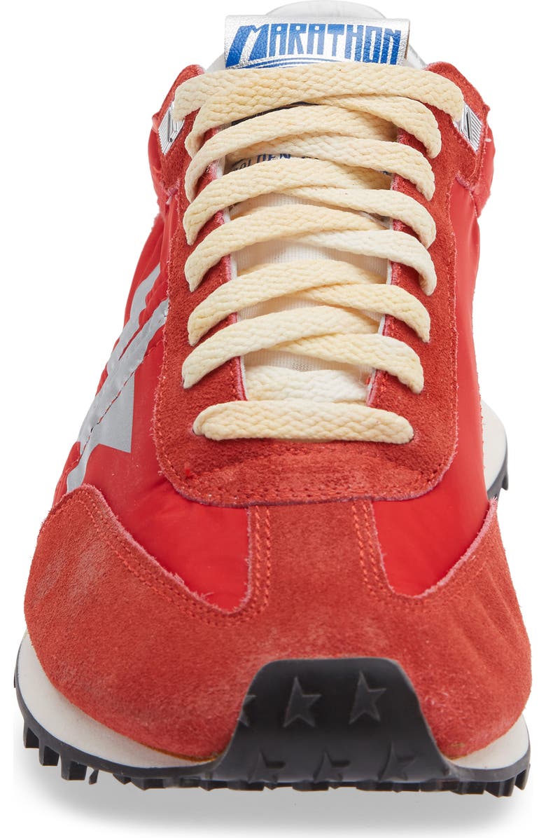 Golden Goose Running Marathon Sneaker, Alternate, color, Red/ Silver