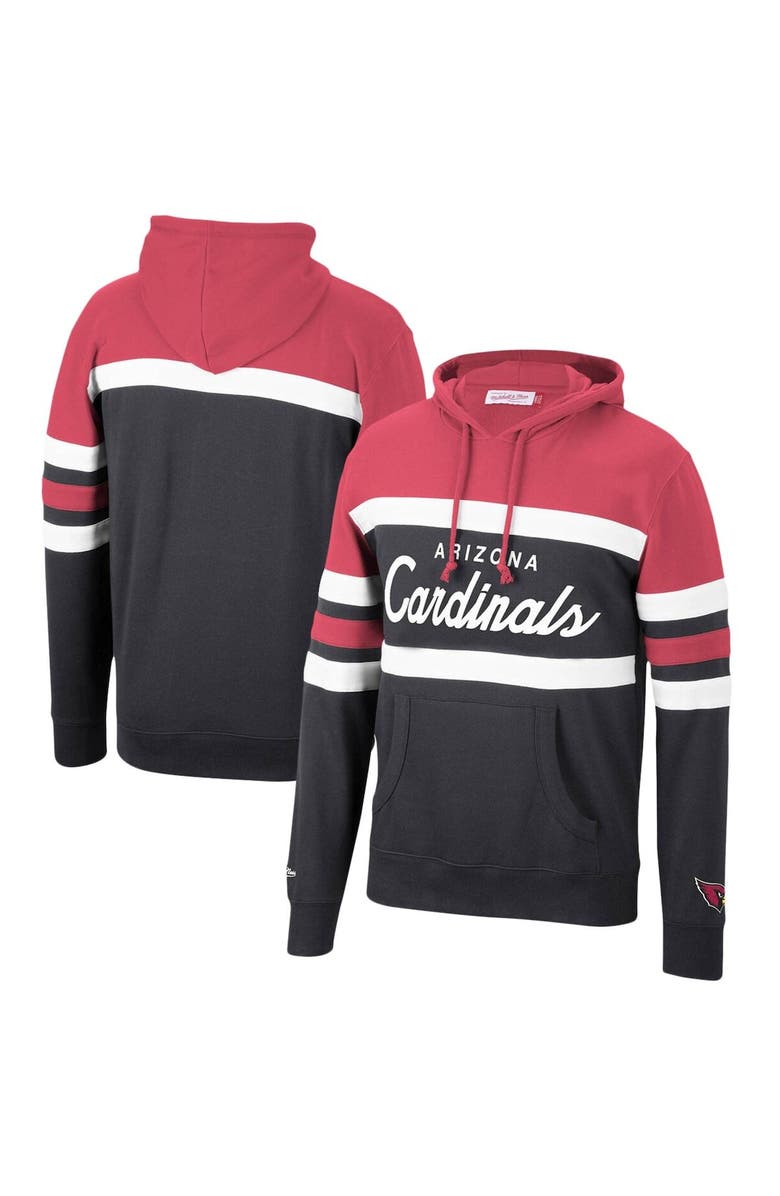 Mitchell & Ness Men's Mitchell & Ness Cardinal/Black Arizona Cardinals Head Coach Pullover Hoodie, Alternate, color, 