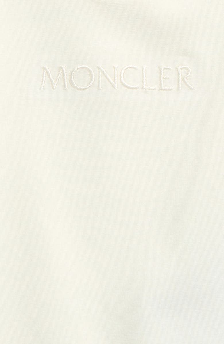 Moncler Kids' Logo Patch Short Sleeve T-Shirt, Alternate, color, White
