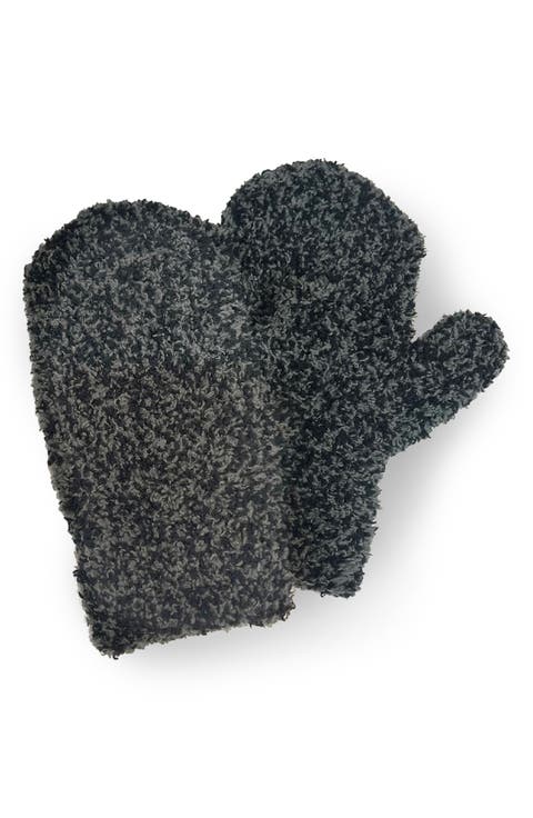 Fuzzy Knit Mittens